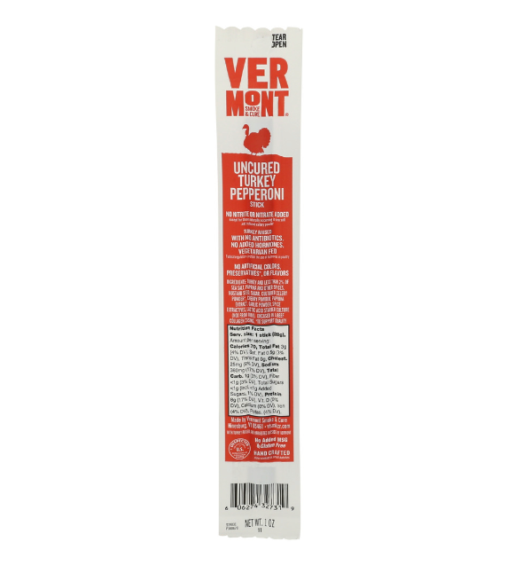 VERMONT SMOKE TURKEY REALSTICK PEPPERON