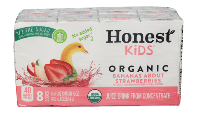 HONEST KIDS JUICE BAN ABT STRWBR 8PK