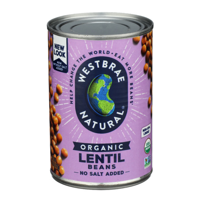 WESTBRAE BEAN LENTIL FF ORG