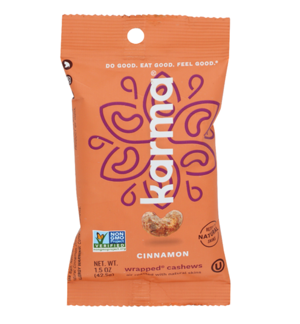 KARMA CASHEWS CINNAMON WRAPPED