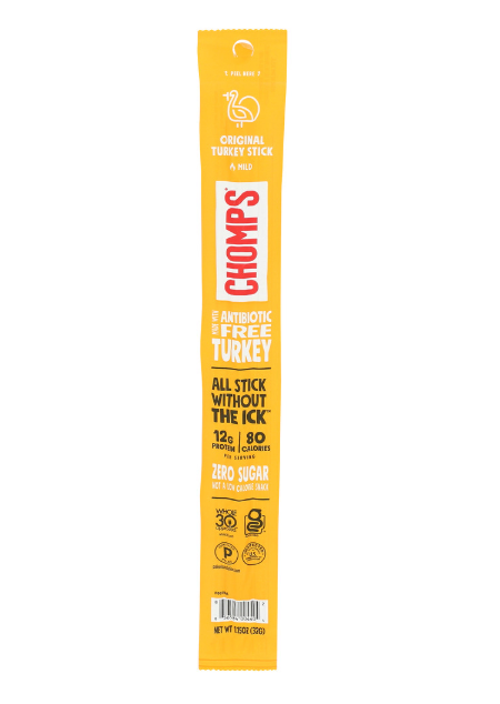 CHOMPS STICKS TURKEY ORIG ABF