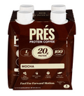 PRES PROTEIN COFFEE PRTN COFFEE MOCHA RTD4PK