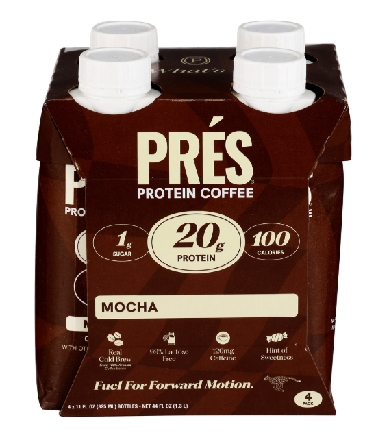 PRES PROTEIN COFFEE PRTN COFFEE MOCHA RTD4PK