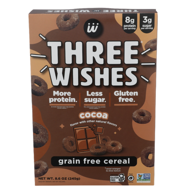 THREE WISHES CEREAL COCOA GRAIN FREE