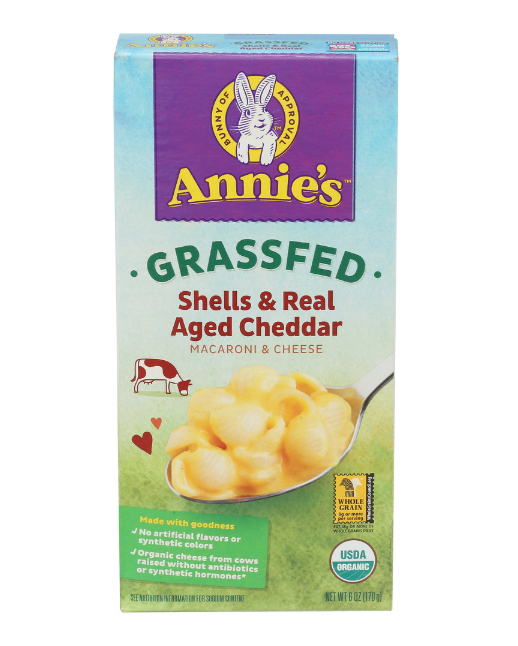 ANNIES HOMEGROWN MAC & CHS SHELL AGED CHDR