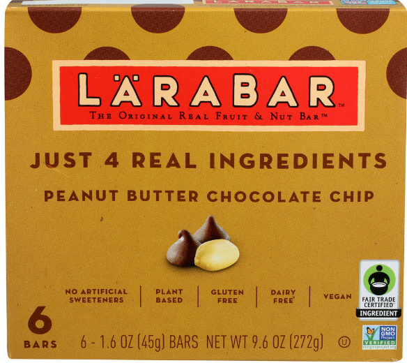 LARABAR BAR PNT BTTR CHC CHP 6PK