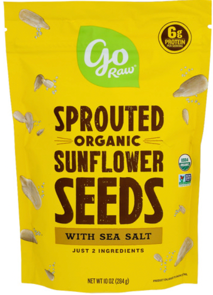 GO RAW SEEDS SUNFLWR SPRTD SSLT