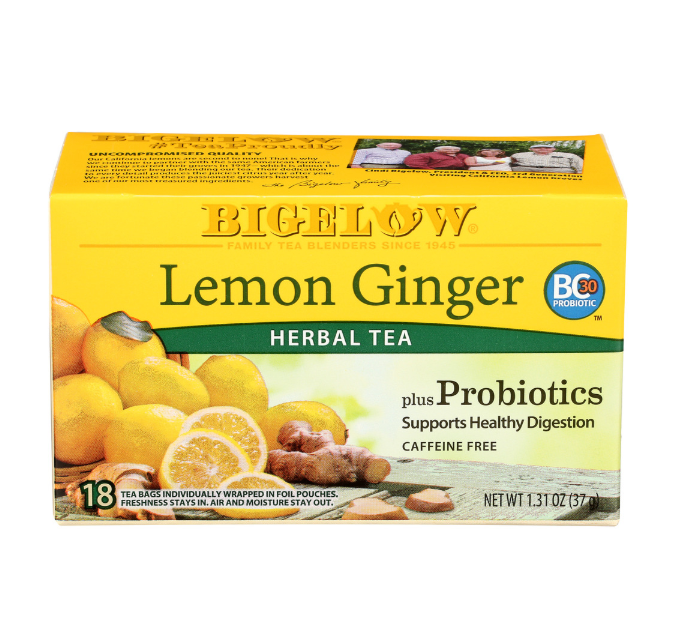 BIGELOW TEA LEMON GNGR 18BG