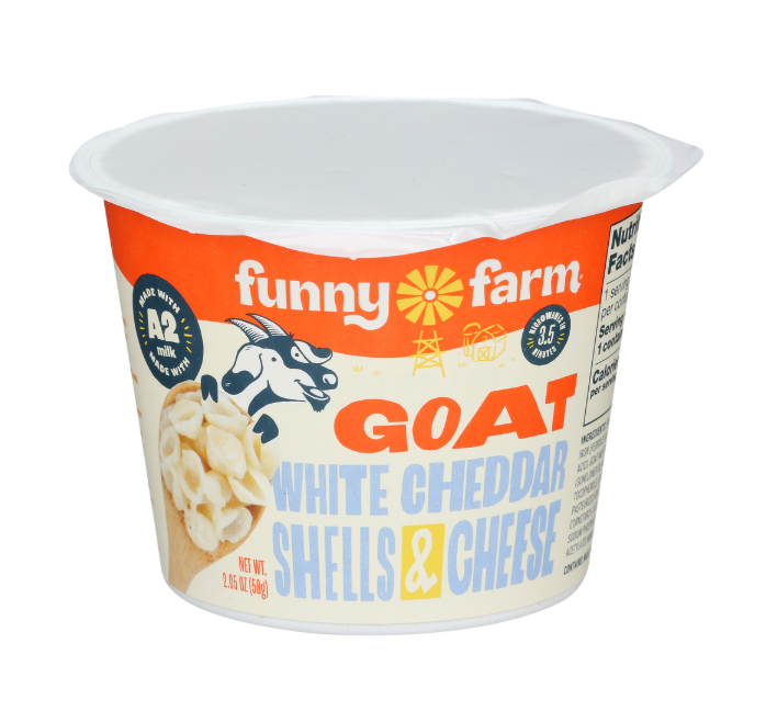 FUNNY FARM MAC & CHEESE GOAT WHT CHDDR