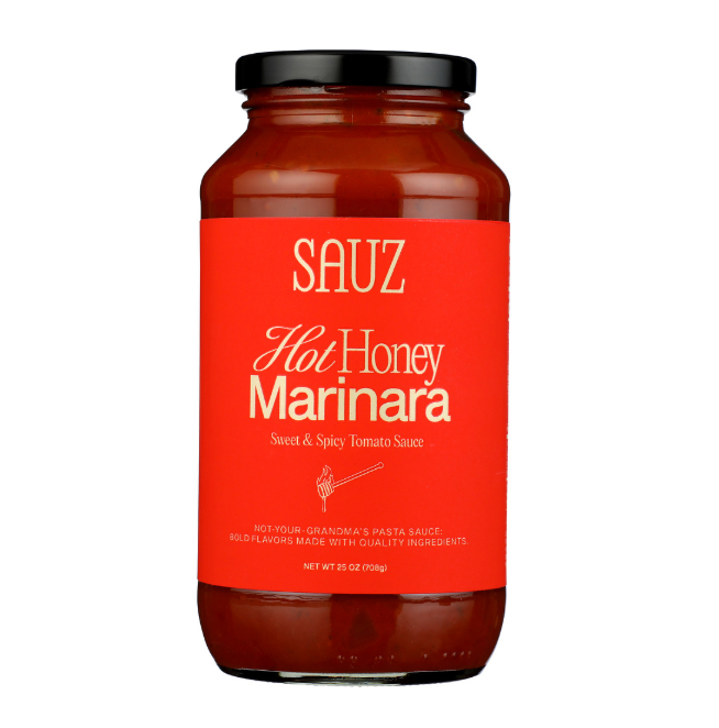 SAUZ SAUCE HOT HNY MARINARA