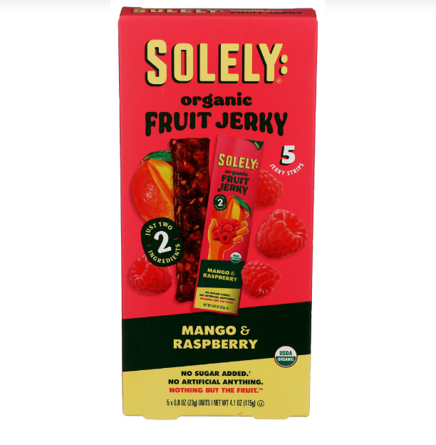 SOLELY FRUIT JERKY MNGO RSP BX