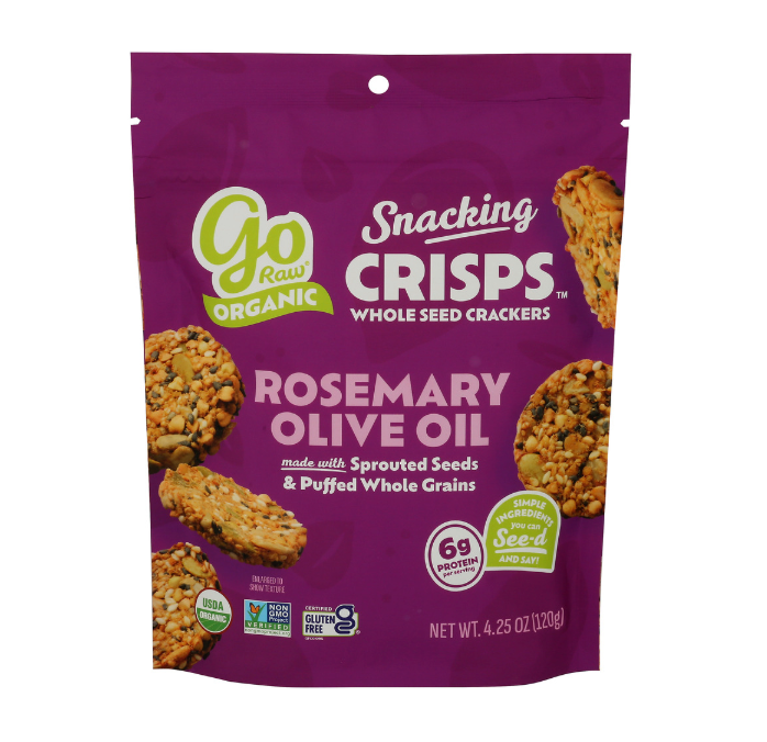 GO RAW CRISPS ROSEMARY OLVE OIL