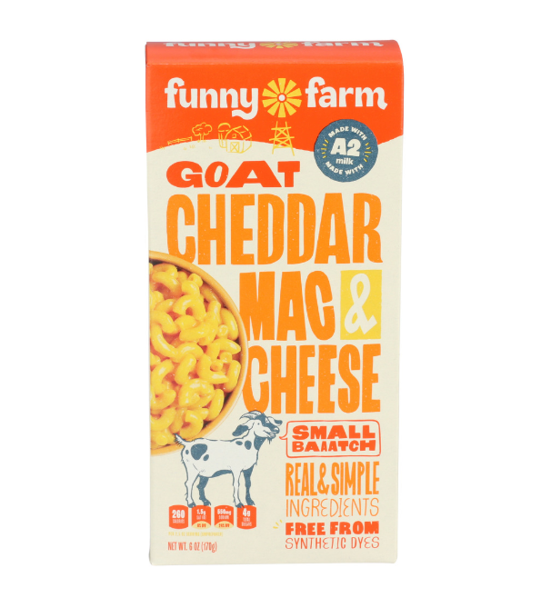 FUNNY FARM MAC N CHEESE GOAT BOX