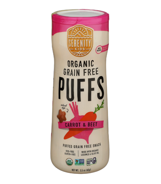 SERENITY KIDS TODDLER PUFFS CARROT BEET
