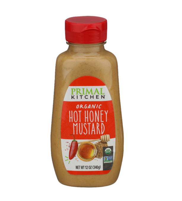 PRIMAL KITCHEN MUSTARD HOT HONEY ORG