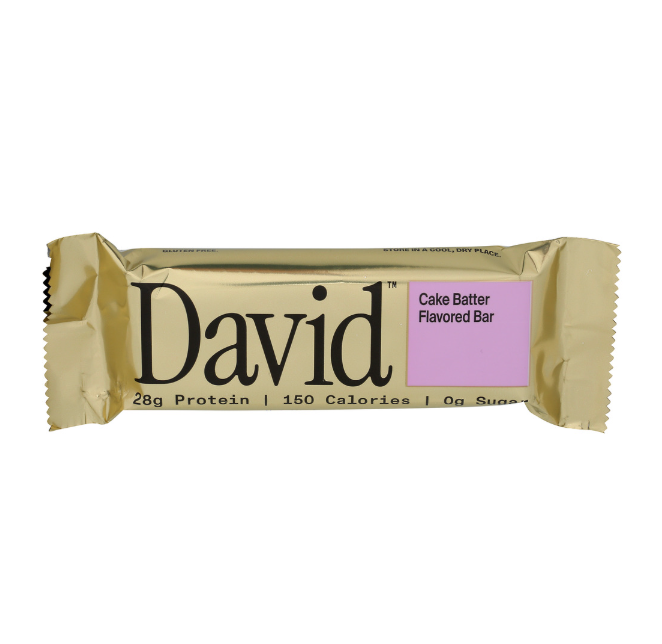 DAVID PROTEIN BAR PRTN CAKE BATTR