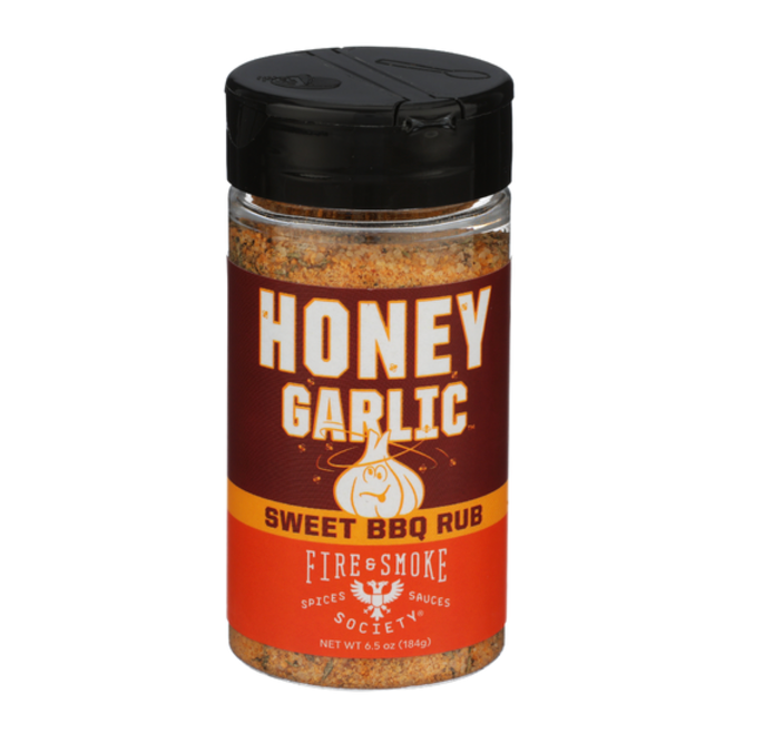 FIRE AND SMOKE RUB HONEY GARLIC BBQ