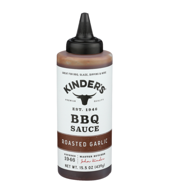 KINDERS SAUCE BBQ GARLIC RSTD SQZ