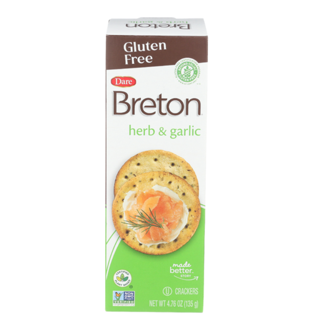 DARE BRETON CRKR HERB GARLC